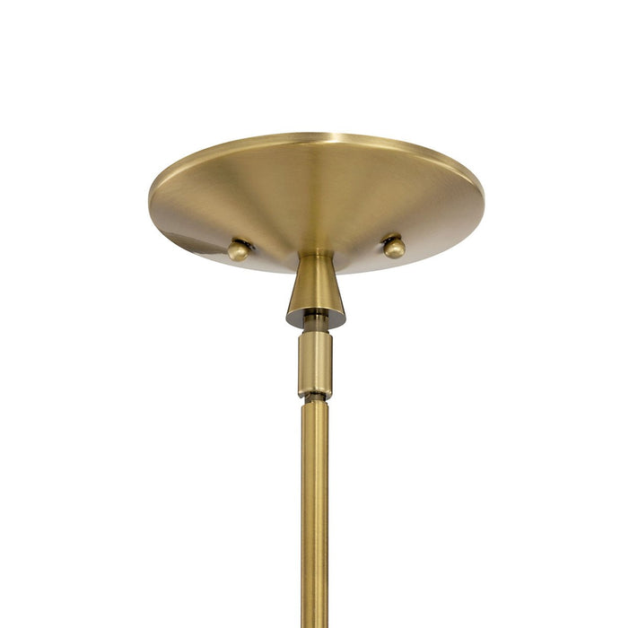 Kichler 52424BNB Six Light Chandelier, Brushed Natural Brass