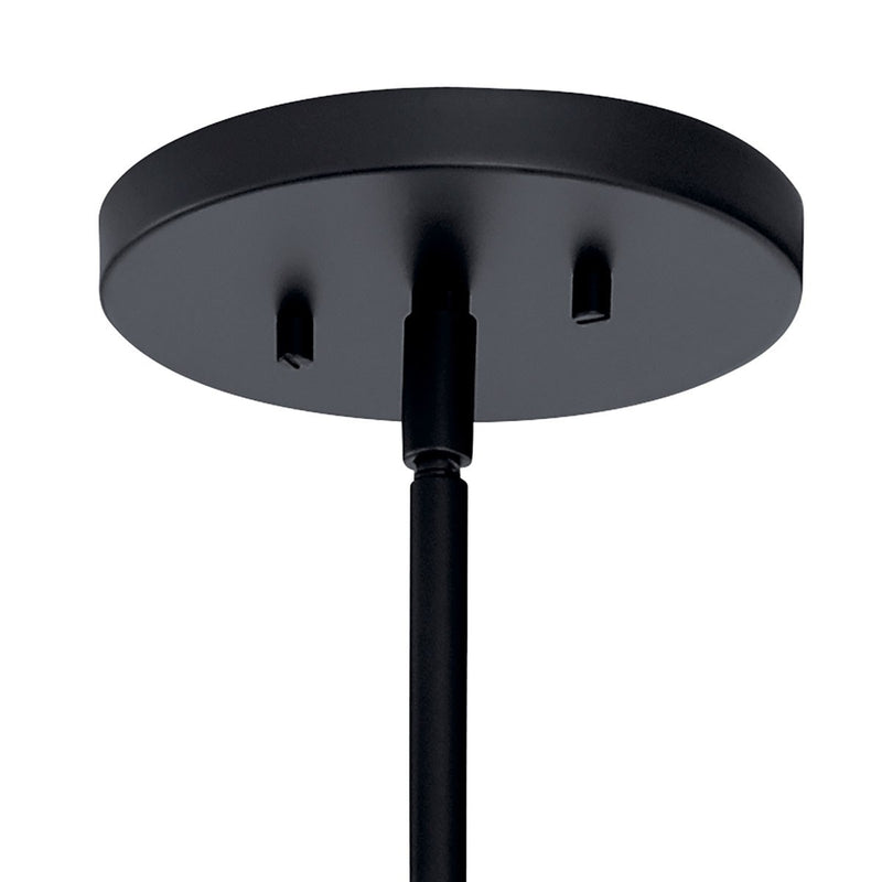 Kichler 52427BK Six Light Chandelier, Black