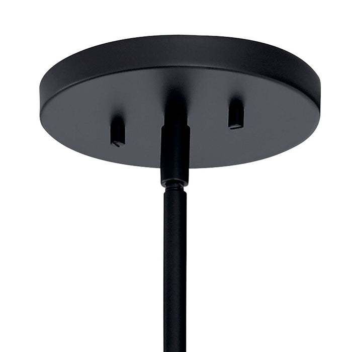 Kichler 52427BK Six Light Chandelier, Black