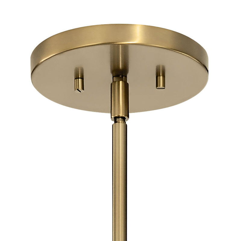 Kichler 52427BNB Six Light Chandelier, Brushed Natural Brass