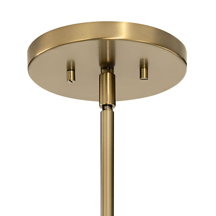 Kichler 52427BNB Six Light Chandelier, Brushed Natural Brass