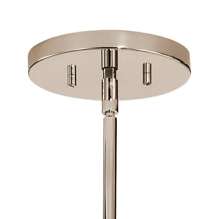 Kichler 52428PN 12 Light Chandelier, Polished Nickel