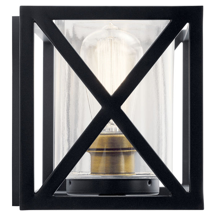 Kichler 55065BK Three Light Bath, Black