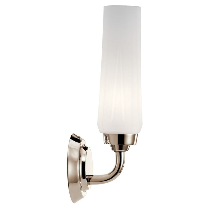 Kichler 55073PN One Light Wall Sconce, Polished Nickel