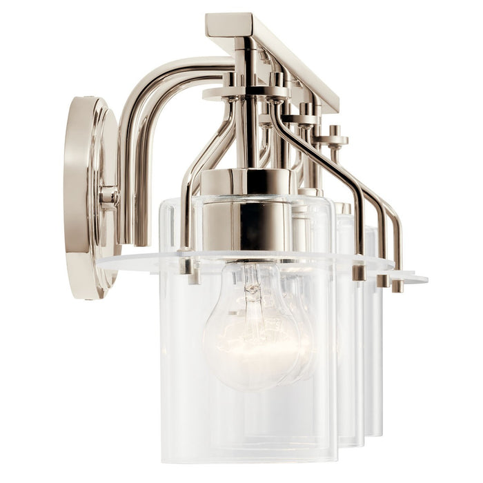 Kichler 55079PN Three Light Bath, Polished Nickel