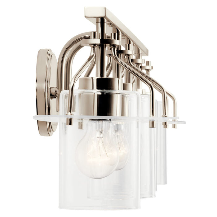 Kichler 55080PN Four Light Bath, Polished Nickel