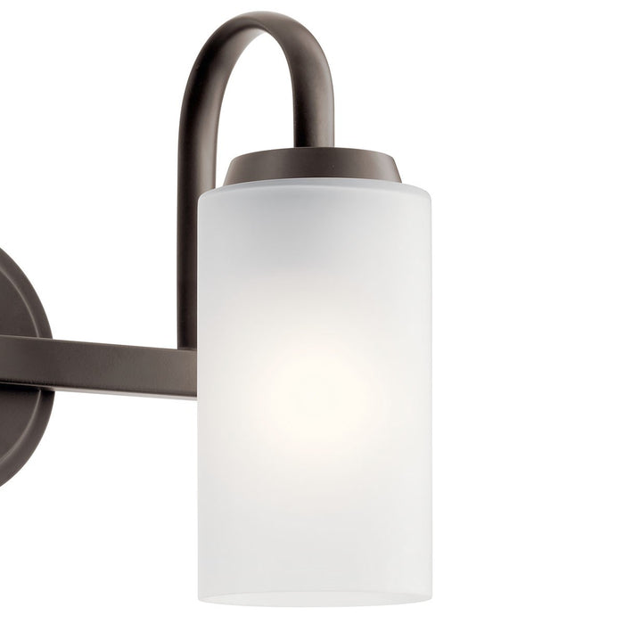 Kichler 55086OZ Two Light Bath, Olde Bronze