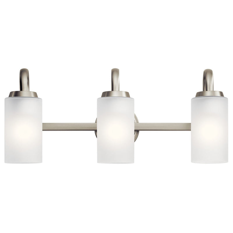 Kichler 55087NI Three Light Bath, Brushed Nickel
