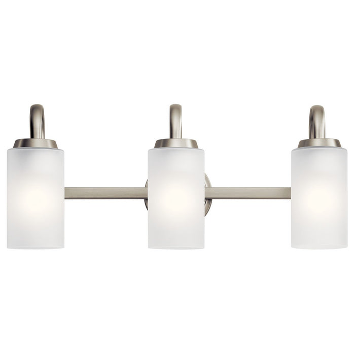 Kichler 55087NI Three Light Bath, Brushed Nickel