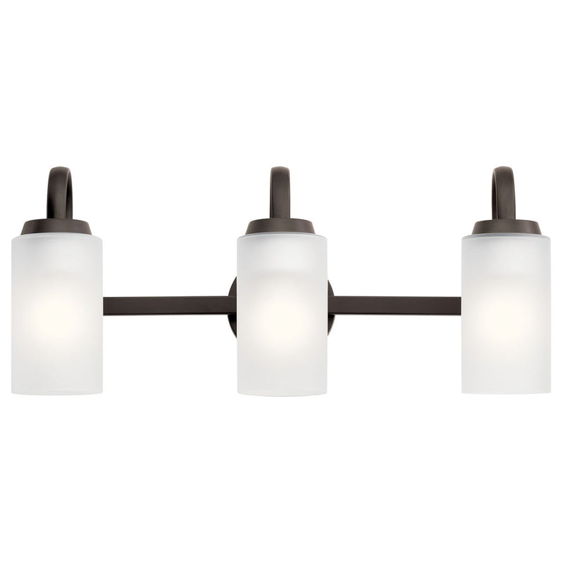 Kichler 55087OZ Three Light Bath, Olde Bronze