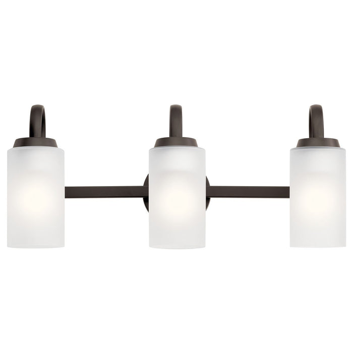 Kichler 55087OZ Three Light Bath, Olde Bronze
