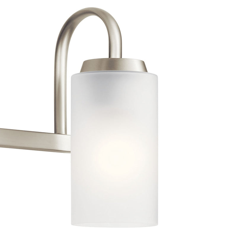 Kichler 55088NI Four Light Bath, Brushed Nickel