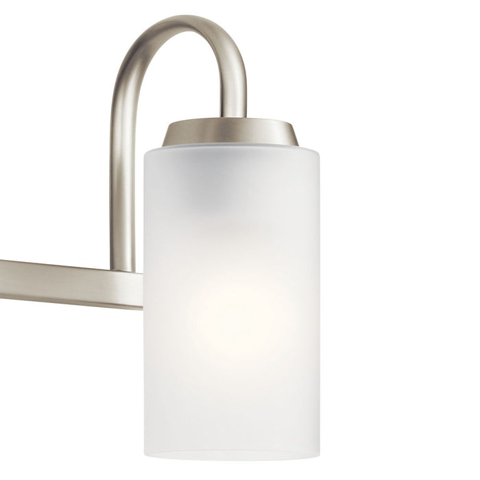 Kichler 55088NI Four Light Bath, Brushed Nickel