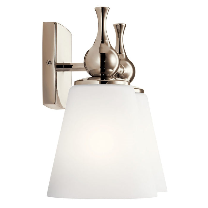 Kichler 55091PN Two Light Bath, Polished Nickel