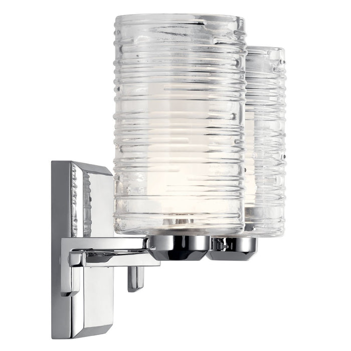Kichler 55096CH Two Light Bath, Chrome