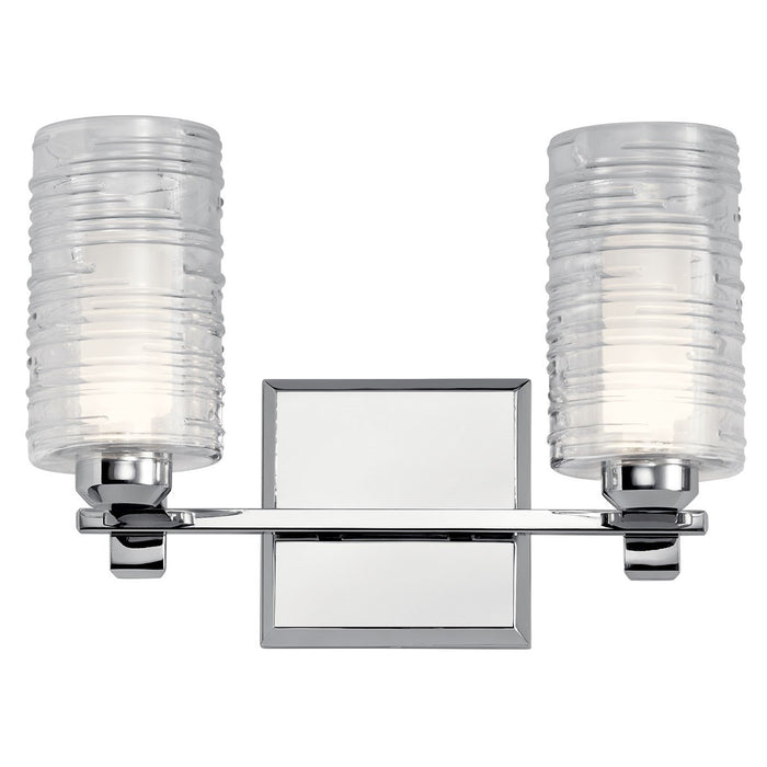 Kichler 55096CH Two Light Bath, Chrome