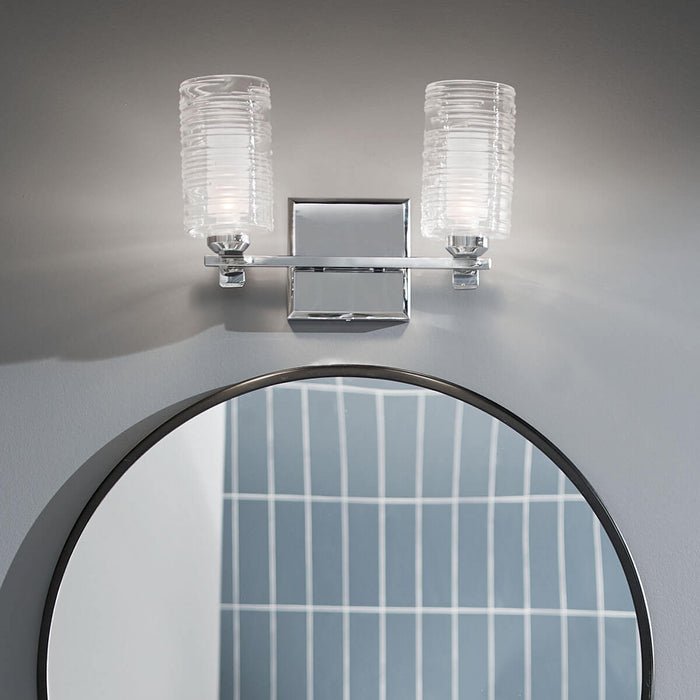 Kichler 55096CH Two Light Bath, Chrome