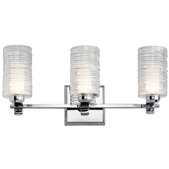 Kichler 55097CH Three Light Bath, Chrome