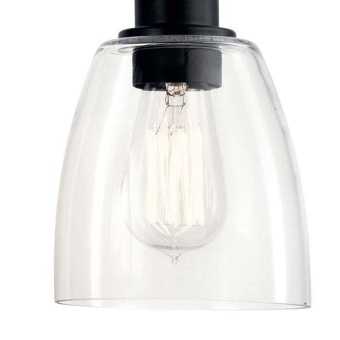 Kichler 55101BK Two Light Bath, Black