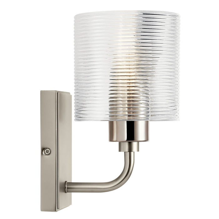 Kichler 55105SN One Light Wall Sconce, Satin Nickel
