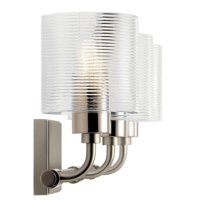 Kichler 55107SN Three Light Bath, Satin Nickel