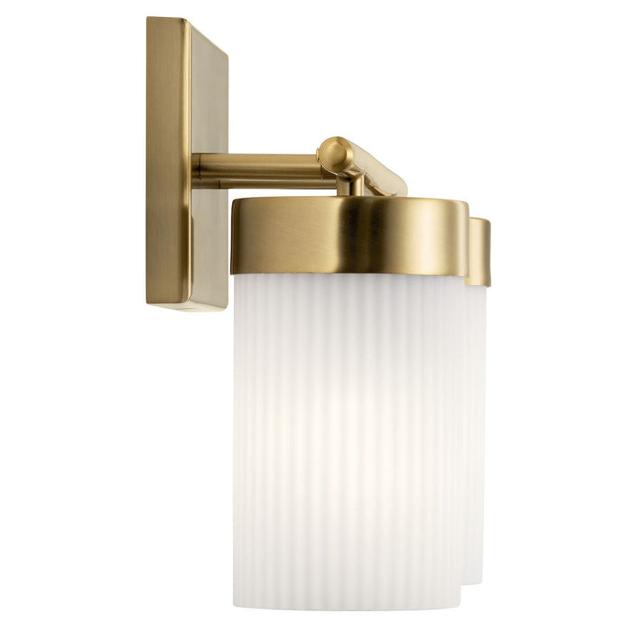 Kichler 55111BNB Two Light Bath, Brushed Natural Brass