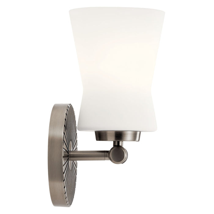 Kichler 55115CLP One Light Wall Sconce, Classic Pewter