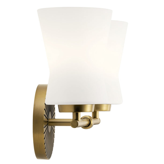 Kichler 55116BNB Two Light Bath, Brushed Natural Brass