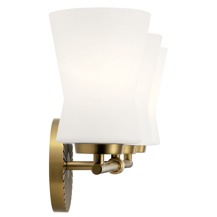 Kichler 55117BNB Three Light Bath, Brushed Natural Brass