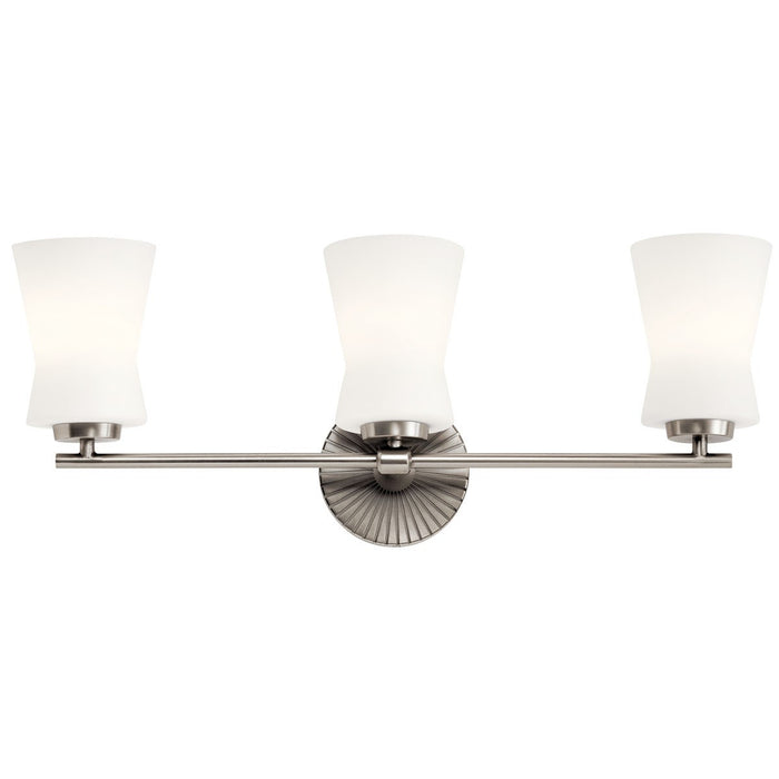 Kichler 55117CLP Three Light Bath, Classic Pewter