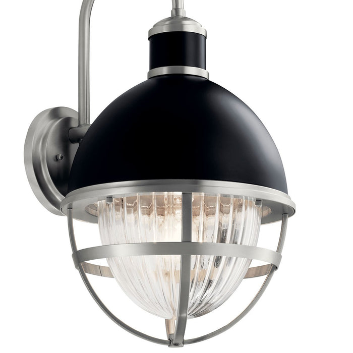 Kichler 59051BK One Light Outdoor Wall Mount, Black