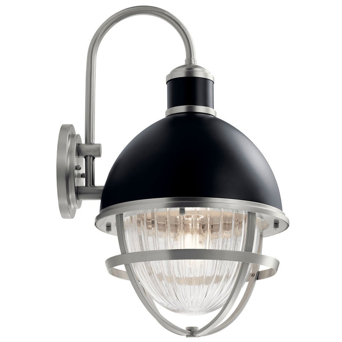 Kichler 59051BK One Light Outdoor Wall Mount, Black