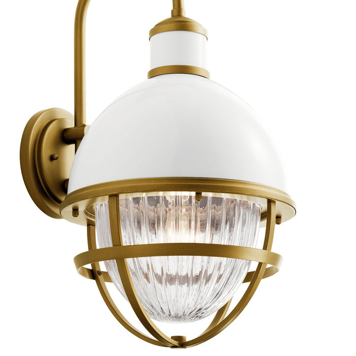 Kichler 59051WH One Light Outdoor Wall Mount, White