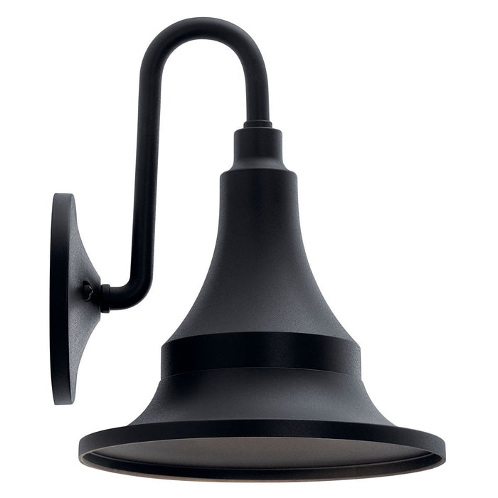 Kichler 59055BKT One Light Outdoor Wall Mount, Textured Black