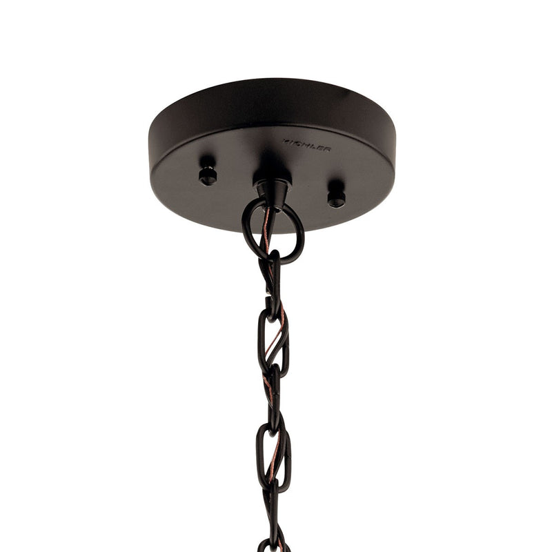 Kichler 59064OZ One Light Outdoor Pendant, Olde Bronze