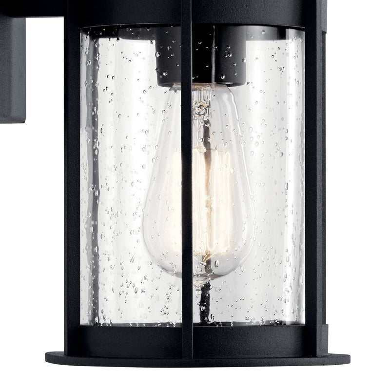 Kichler 59079BKT One Light Outdoor Wall Mount, Textured Black