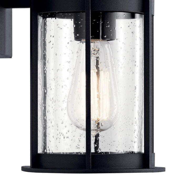 Kichler 59079BKT One Light Outdoor Wall Mount, Textured Black