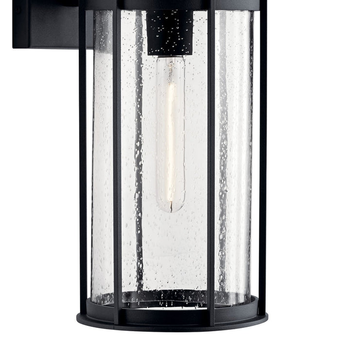 Kichler 59081BKT One Light Outdoor Wall Mount, Textured Black