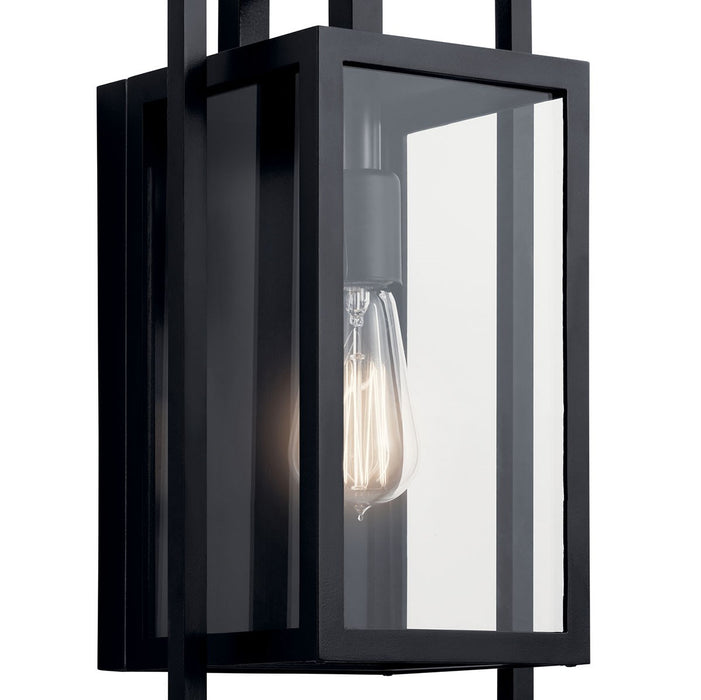 Kichler 59086BK One Light Outdoor Wall Mount, Black
