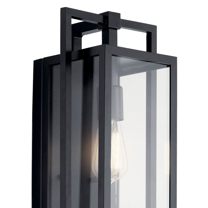 Kichler 59087BK One Light Outdoor Wall Mount, Black