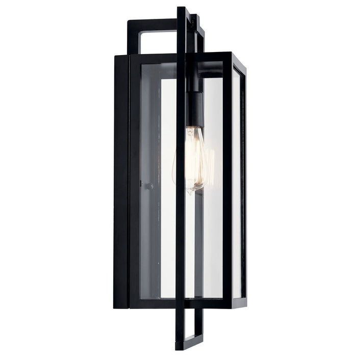 Kichler 59087BK One Light Outdoor Wall Mount, Black