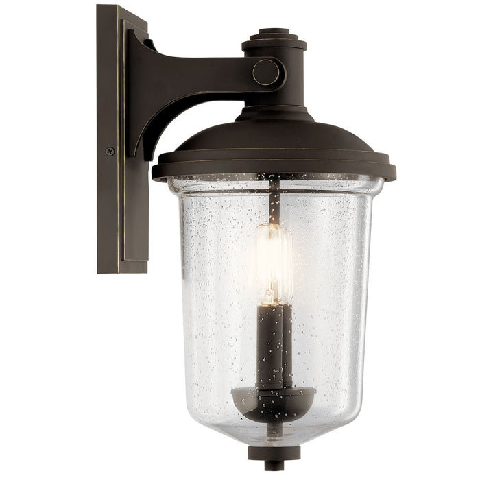 Kichler 59094OZ Two Light Outdoor Wall Mount, Olde Bronze