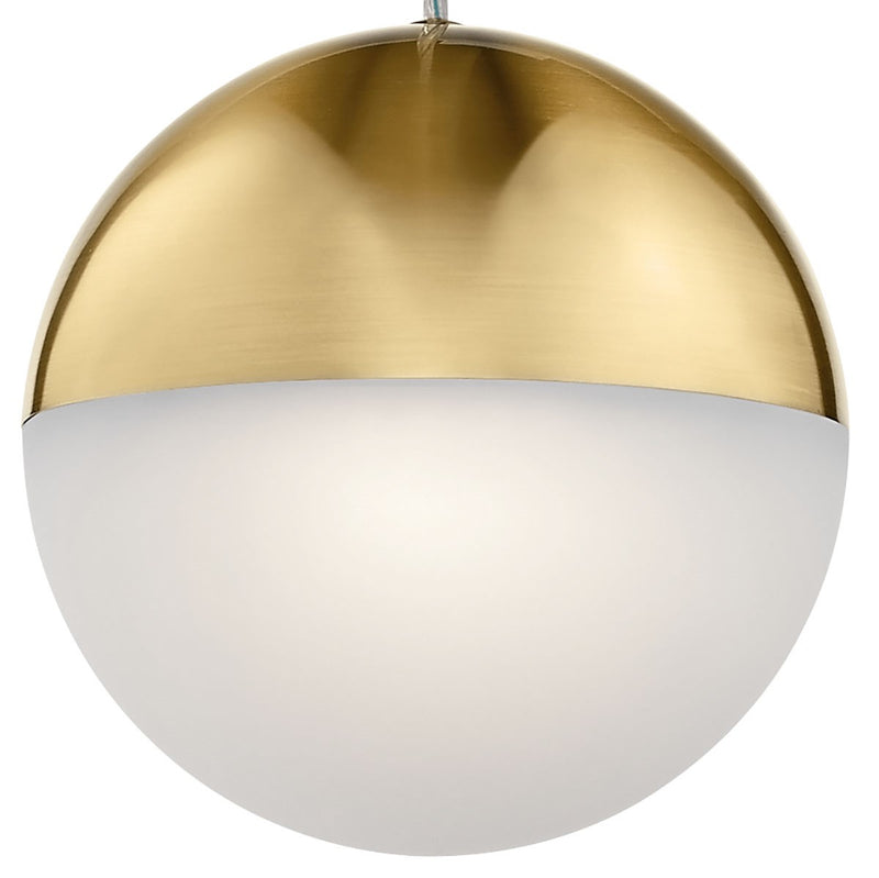 Kichler 83854CGWH LED Mini Pendant, Champagne Gold