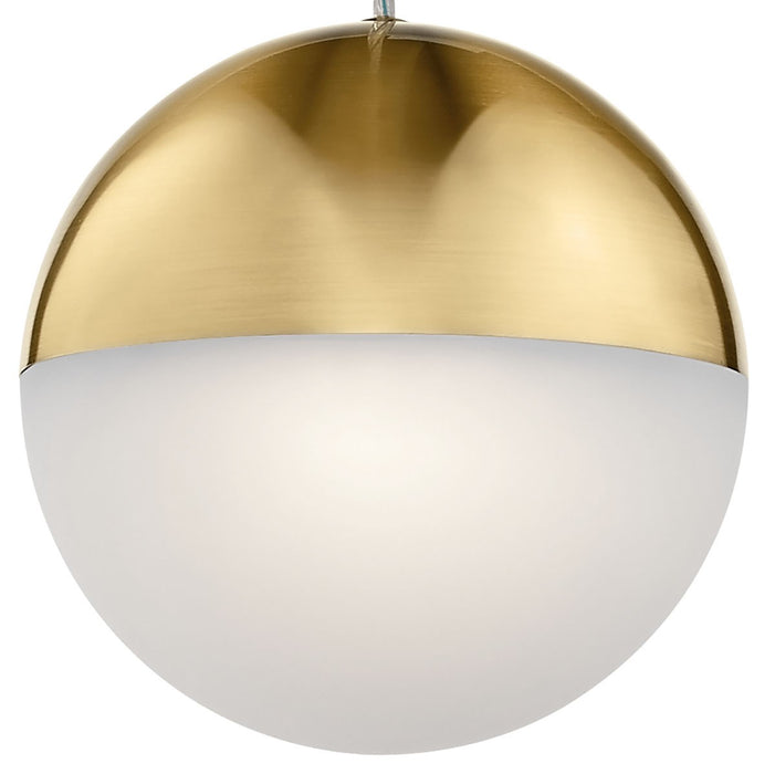 Kichler 83854CGWH LED Mini Pendant, Champagne Gold