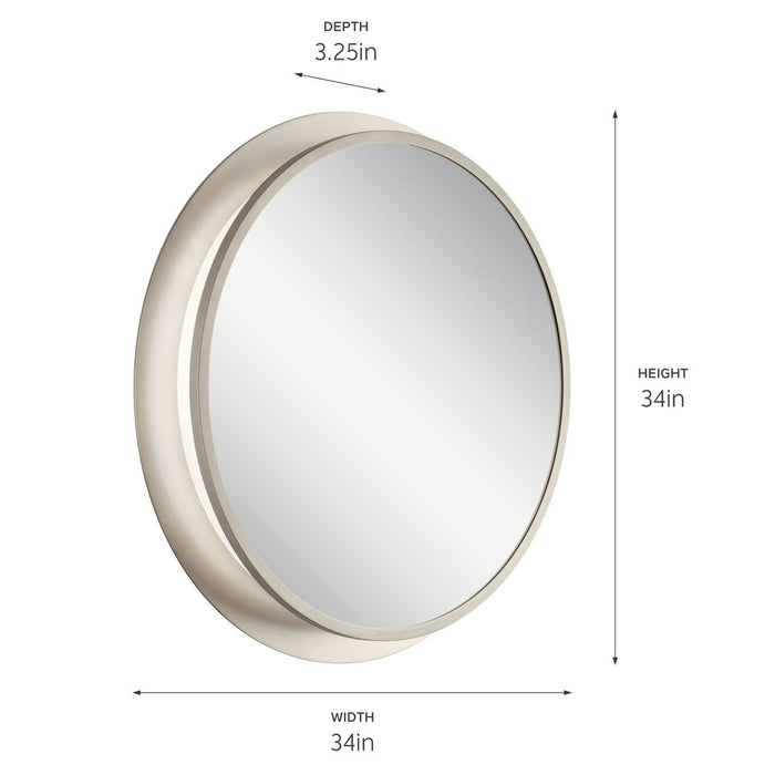 Kichler 86004SN LED Mirror, Satin Nickel