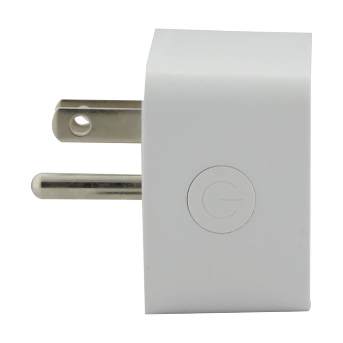 Satco S11266 WiFi Smart Plug-in Outlet, White