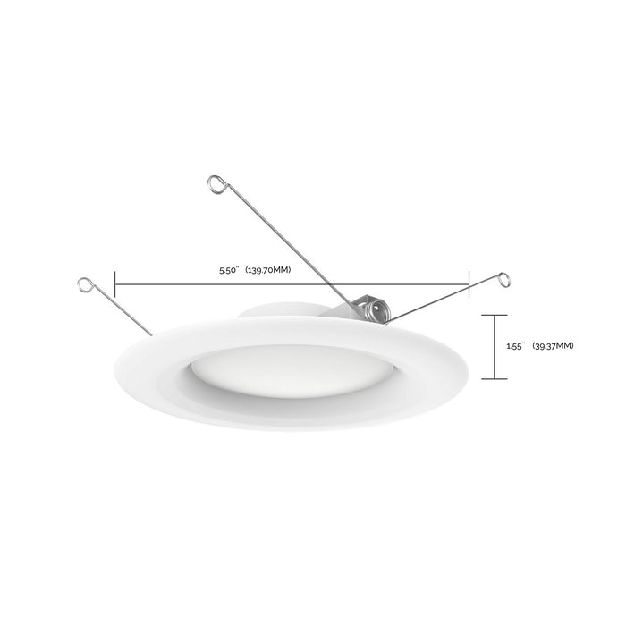 Satco S11641 LED Downlight, White