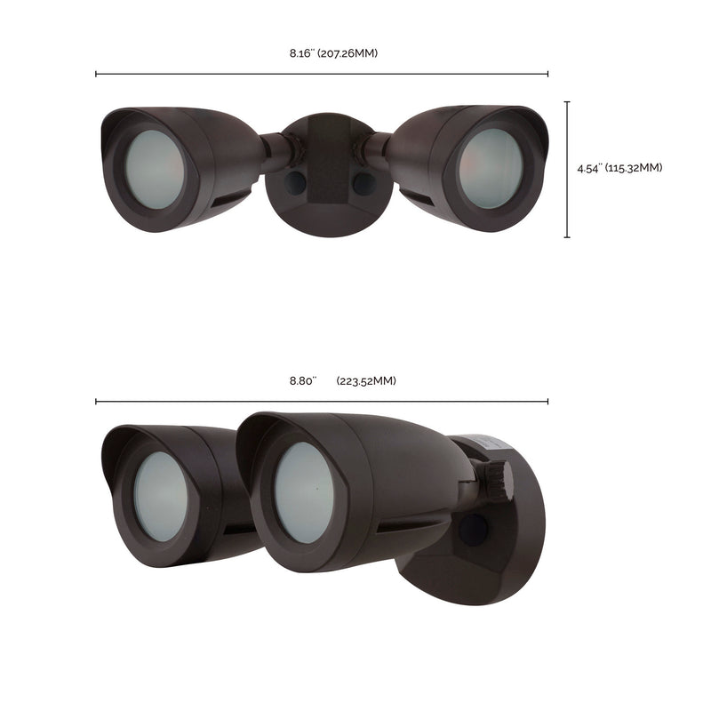 Nuvo Lighting 65-712 LED Security Light, Bronze