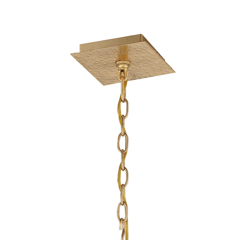 Crystorama 339-GA Seven Light Chandelier, Antique Gold