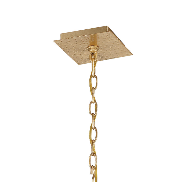 Crystorama 339-GA Seven Light Chandelier, Antique Gold